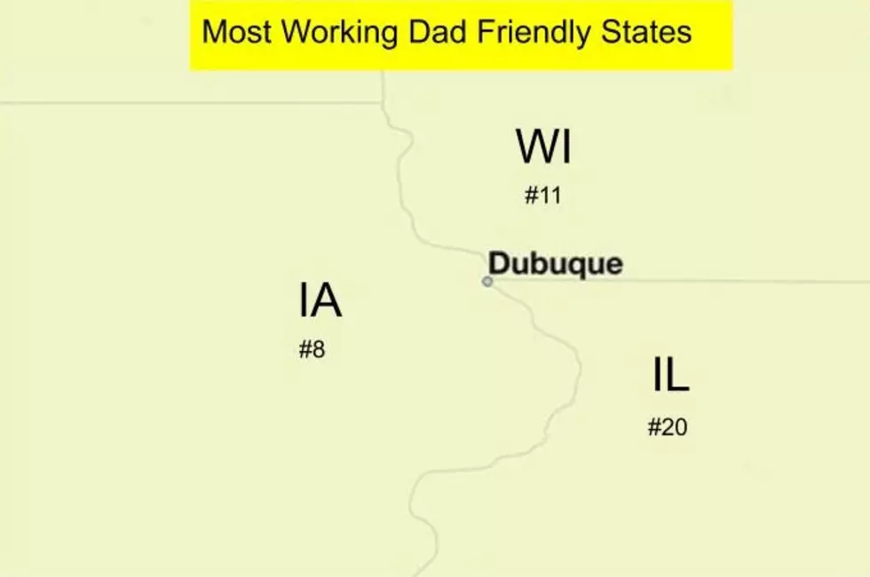 Which area state is most working-dad friendly?