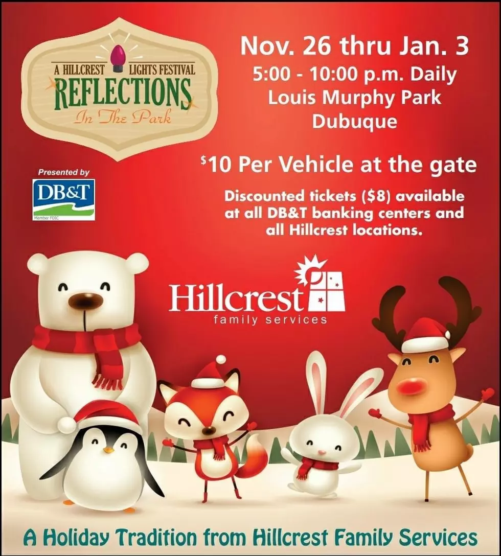 Dubuque Reflections in the Park 2020 With HIllcrest Family Services