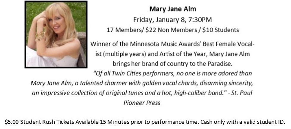Minnesota Music Awards Winner Mary Jane Alm on AM Minnesota 1-8-2016