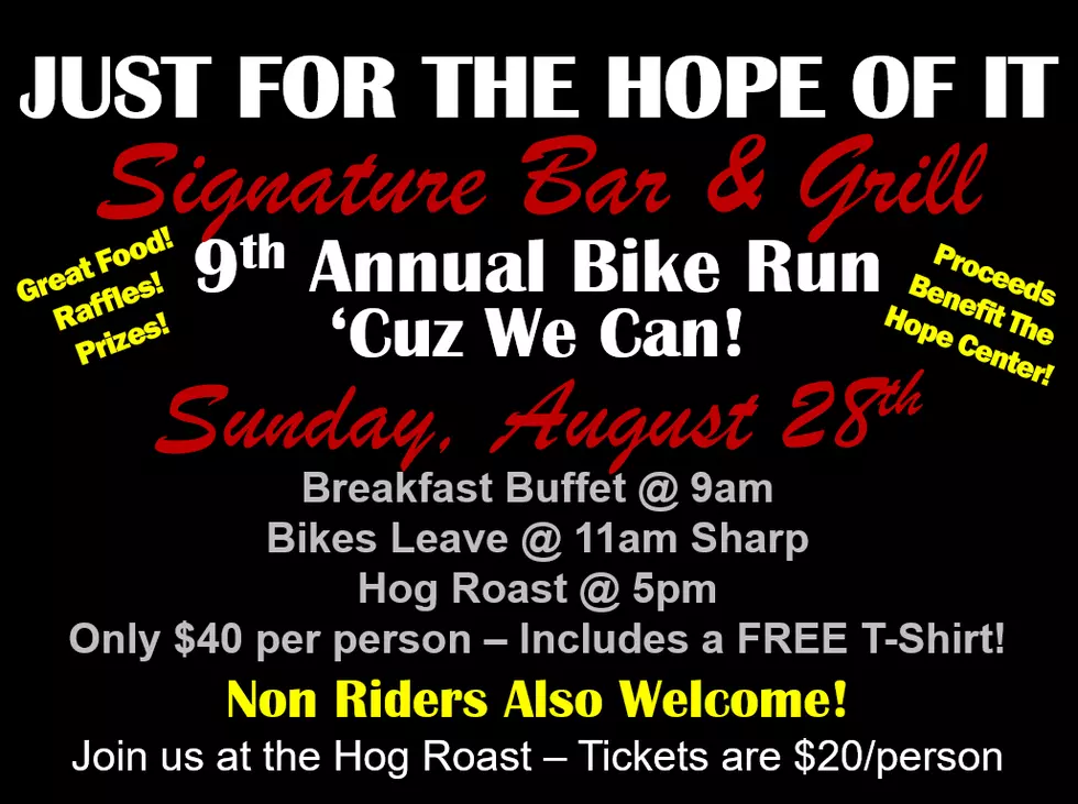 Let’s Ride for the Hope Center This Sunday