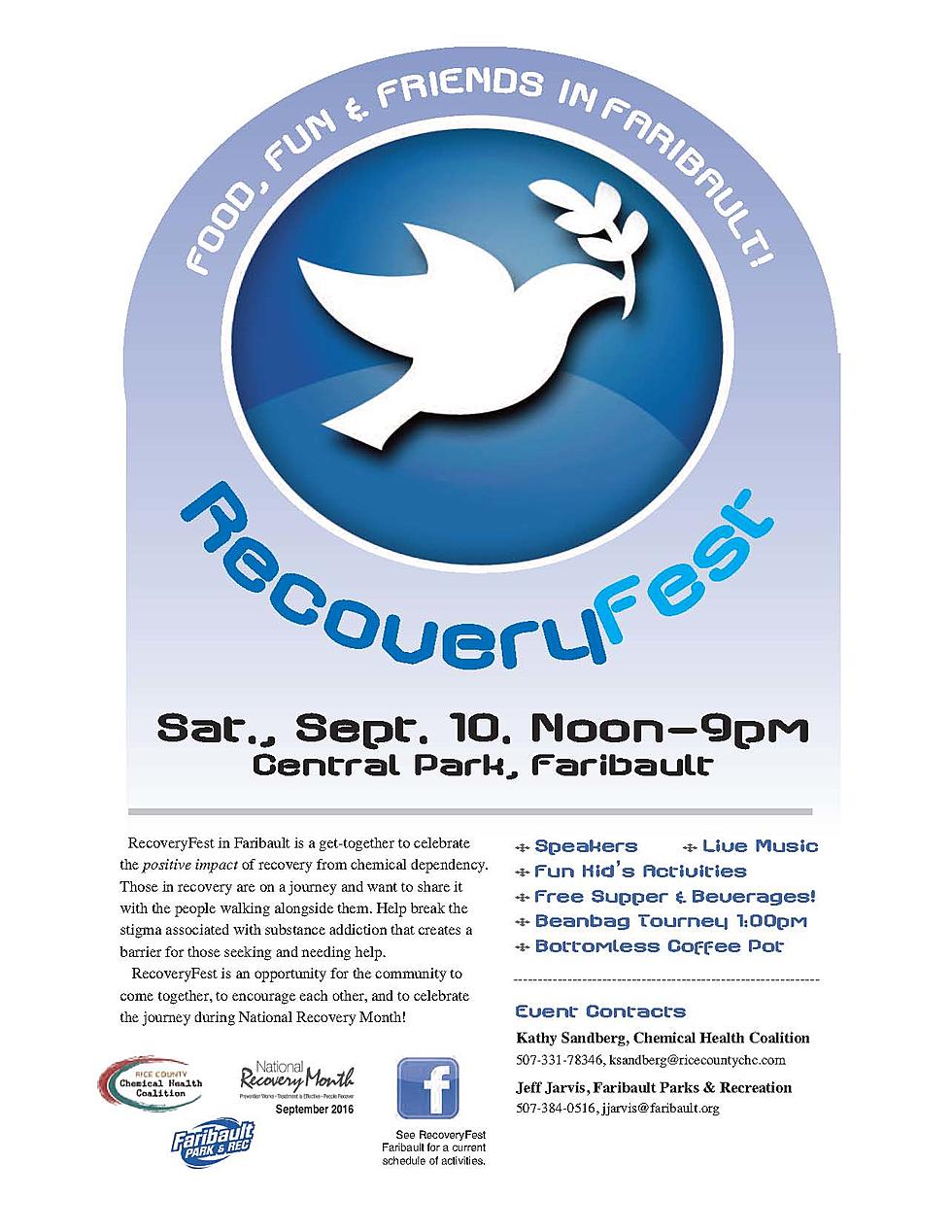 Family Fun at RecoveryFest this Saturday
