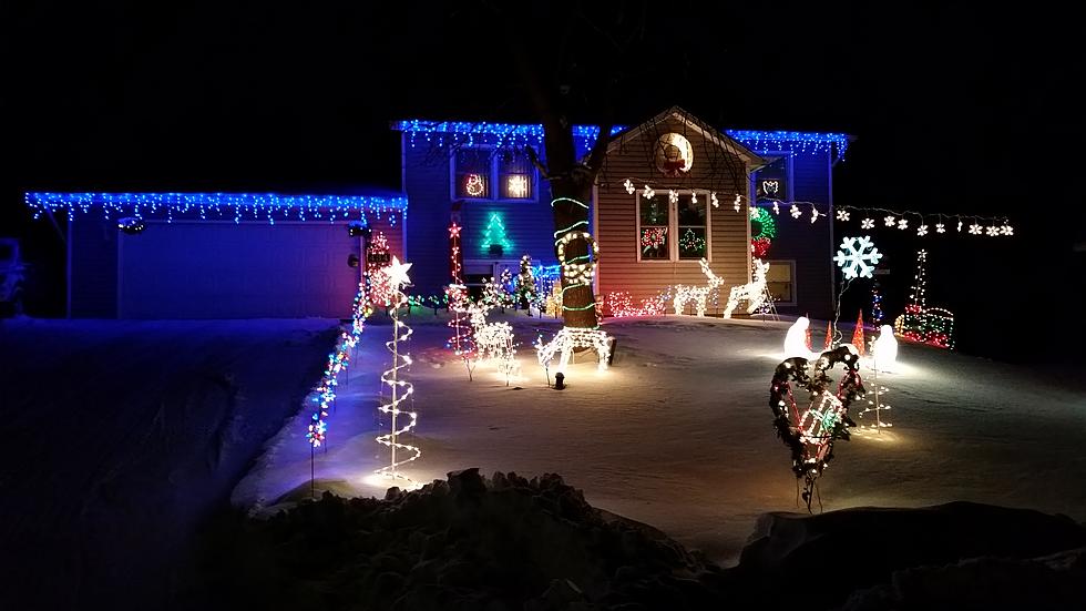 Mike Checks Out Some Christmas Lights in Owatonna