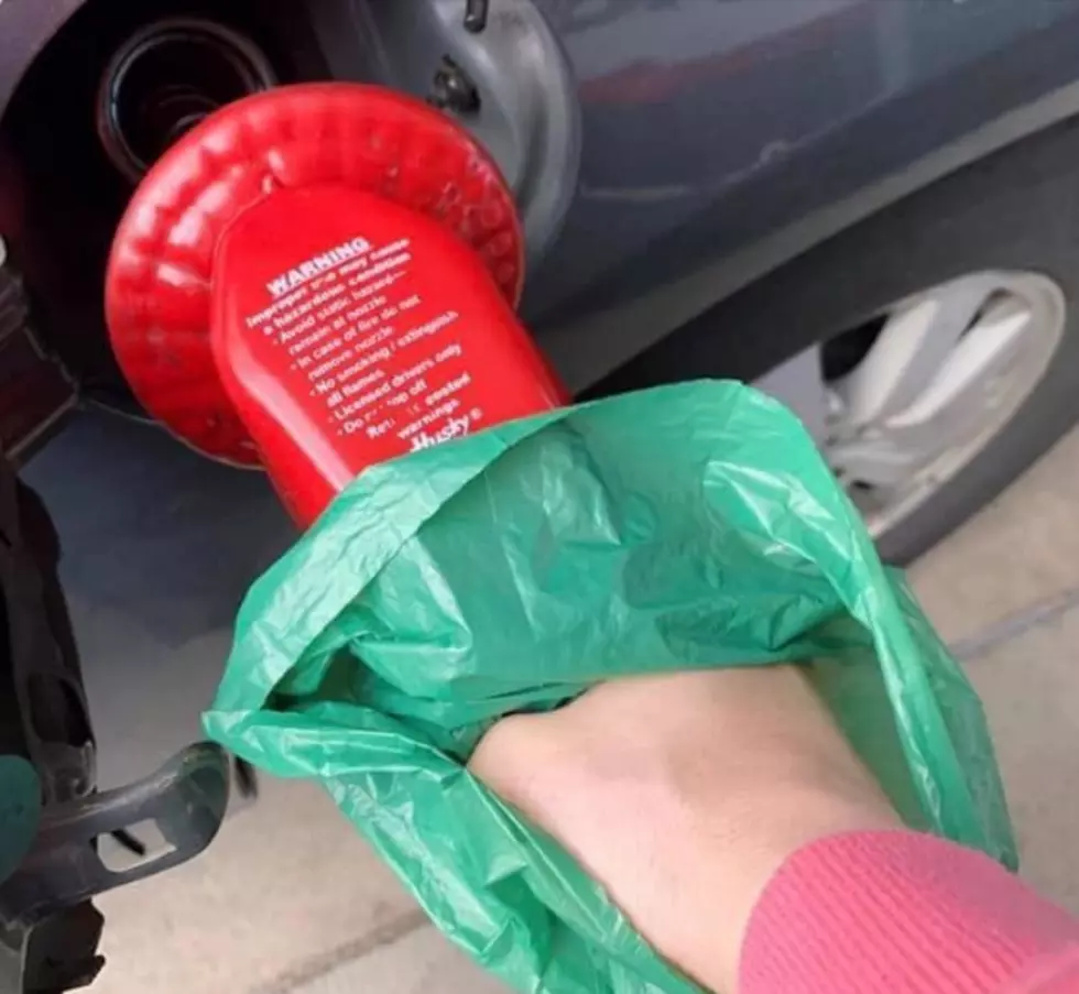 COVID-19 LIFE HACK: Keep A Plastic Bag In Your Car For Fill-Ups