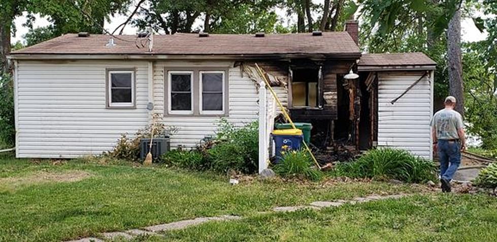 No Injuries Reported In House Fire Wednesday on Roberds Lake Boulevard