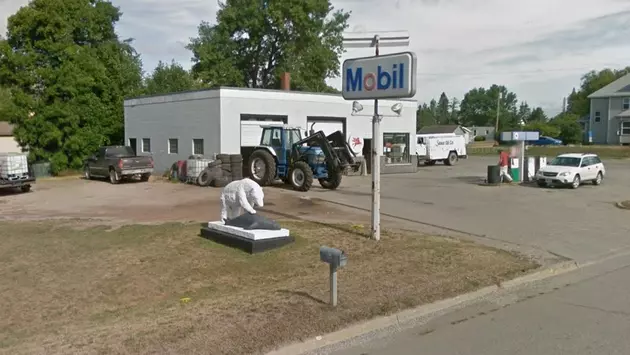 This Minnesota Gas Station Has An Odd Statue In Front Of It