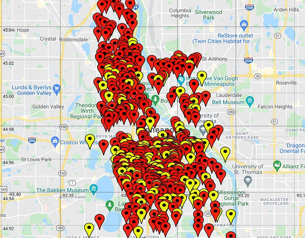 A Minnesota Man Just Mapped All Of The 2020-2021 Carjacking’s In Minneapolis