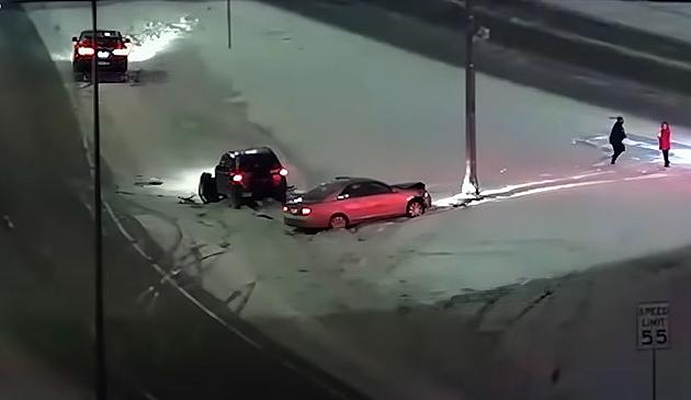 WATCH: Minnesota Roads Turn Chaotic After Less Than An Inch Of Snowfall