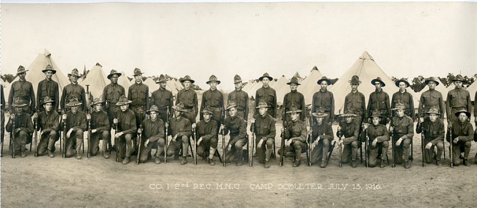 A Look Back: Guard Near Mexico