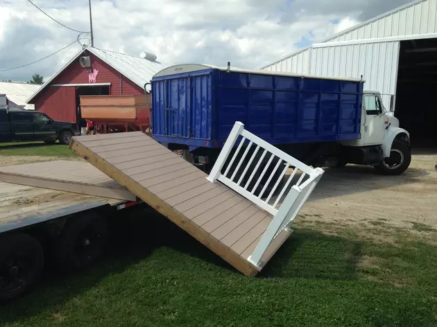 Jerry Moves the Deck to the Goodhue County Fair