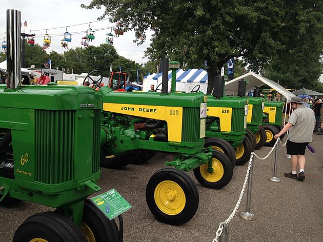 Antique Tractor Display at Waseca County Fair