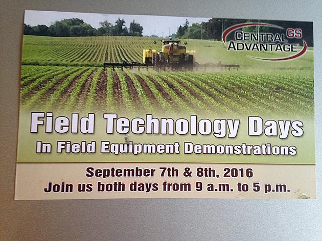 Field Technology Days Wednesday and Thursday Rain or Shine