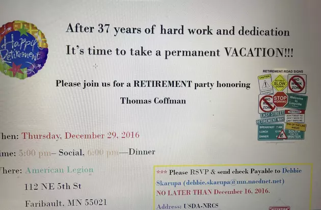 You&#8217;re Invited to Tom Coffman&#8217;s Rice County NRCS Retirement Party