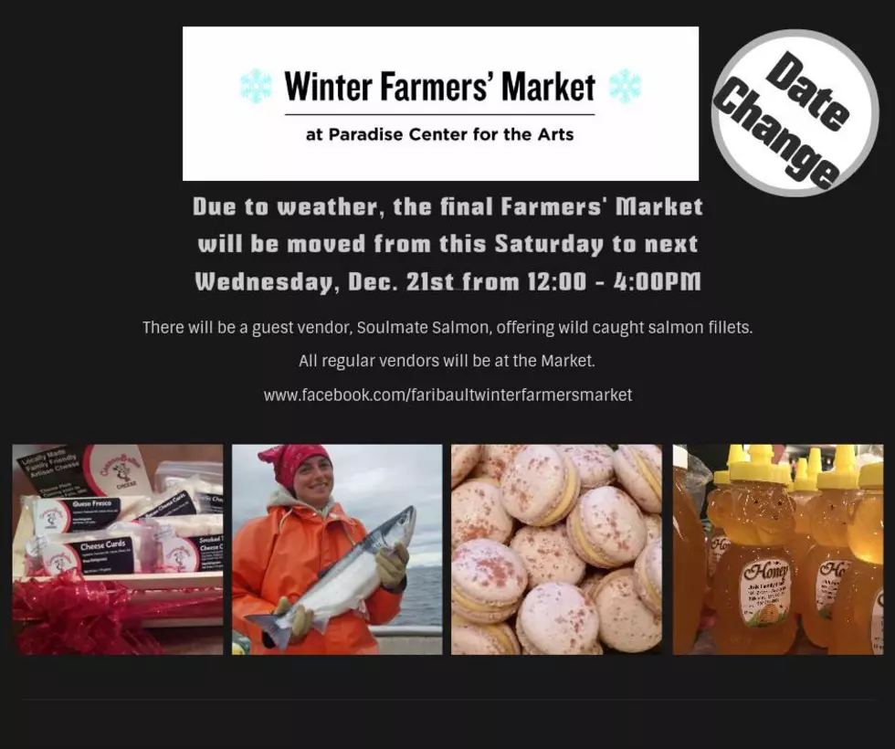 Final Faribault Winter Farmers Market Today