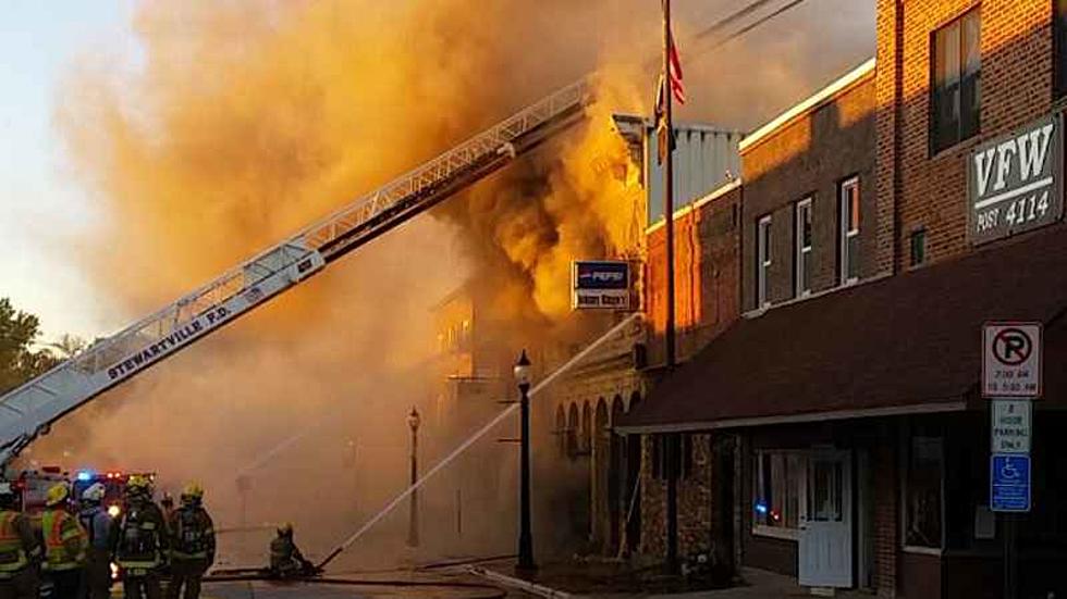 Fire Destroys Historic Spring Valley Building