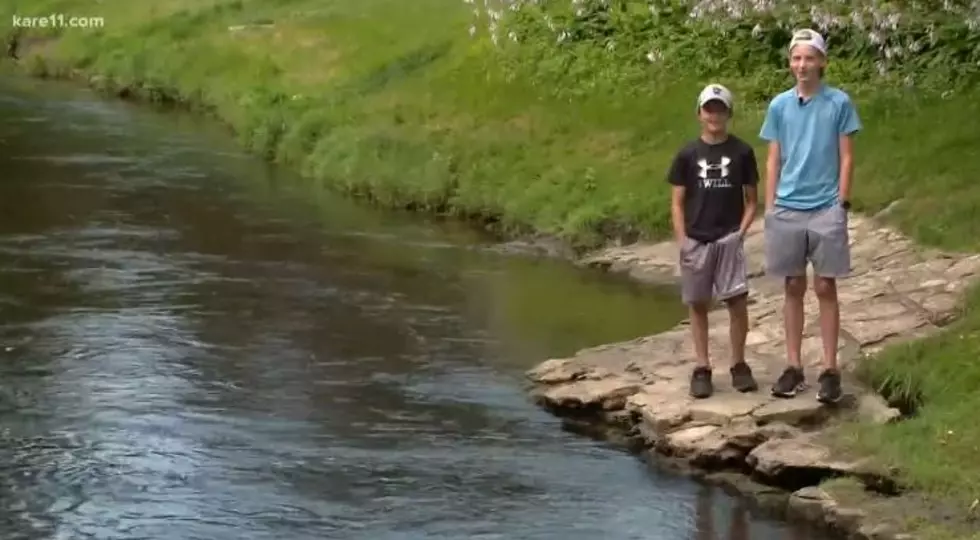 Two Kids Catch 6-Foot Long Sturgeon from Minnehaha Creek