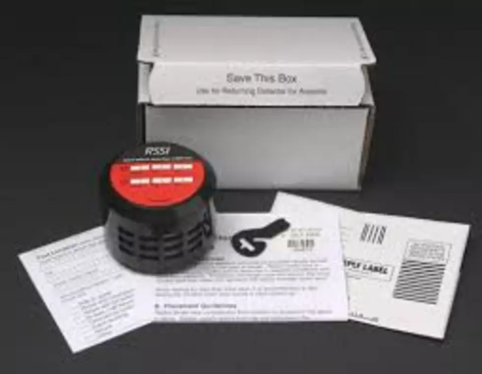 Radon Test Kits. Photo courtesy of Minnesota Department of Health