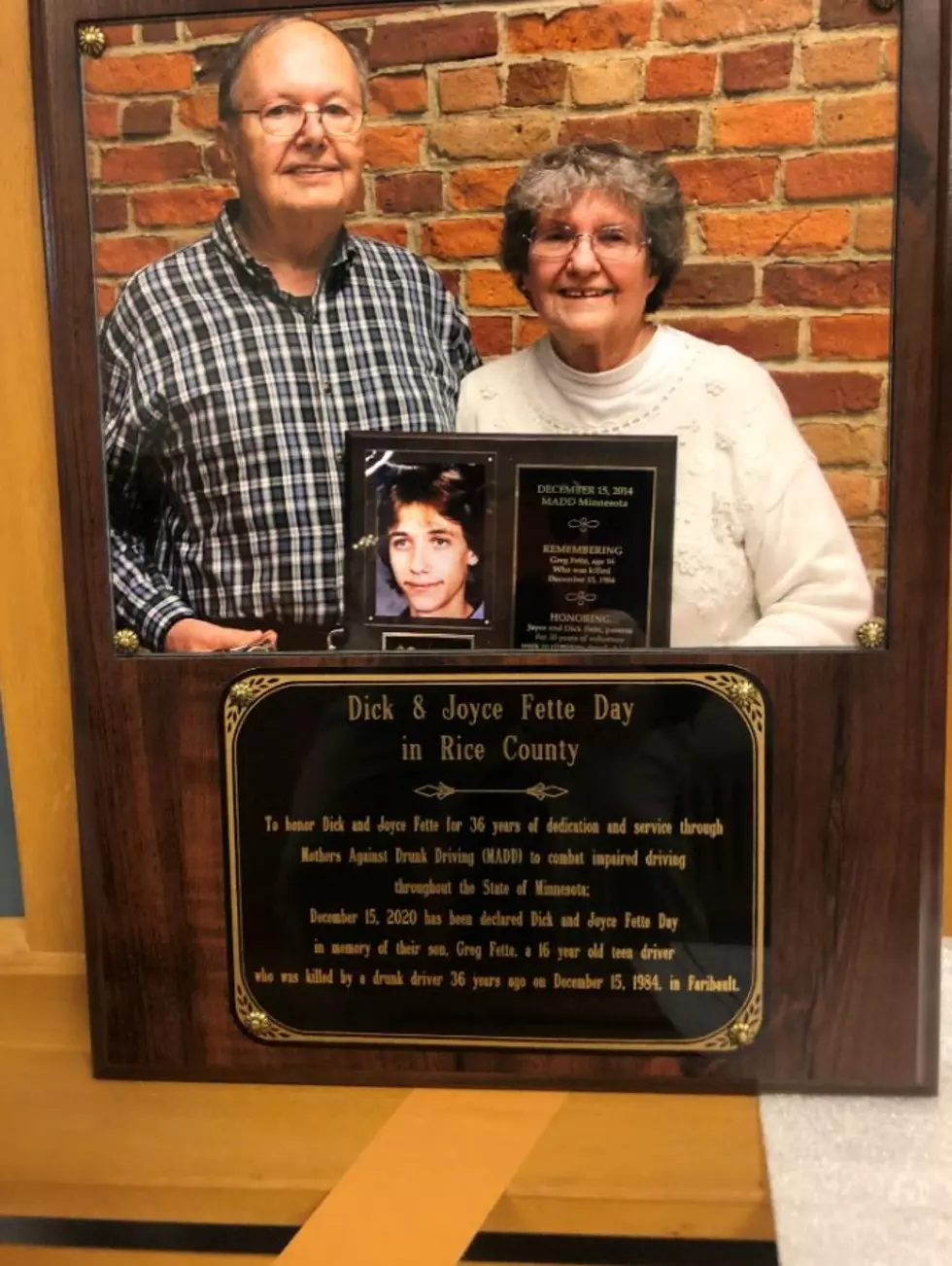 It&#8217;s Dick and Joyce Fette Day in Rice County