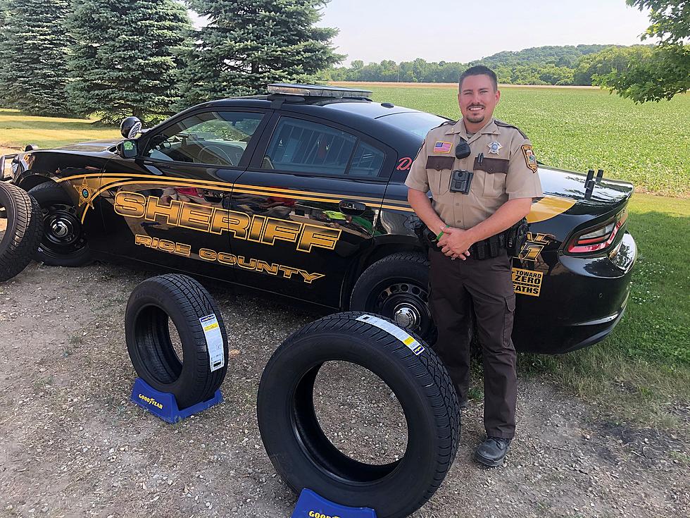 Tires Made From Soybeans Donated to Rice County Sheriff’s Dept.