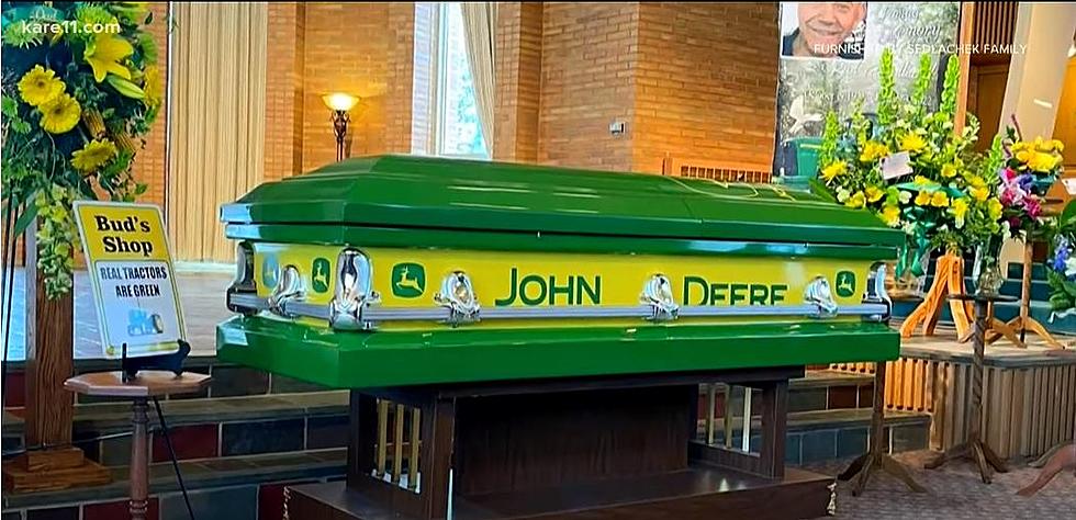 Brand Loyalty Even In Death This Minnesota Farmer Was Buried In a John Deere Casket