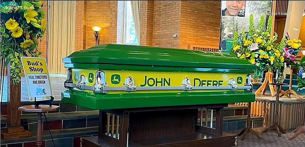 Brand Loyalty Even In Death This Minnesota Farmer Was Buried In a John Deere Casket