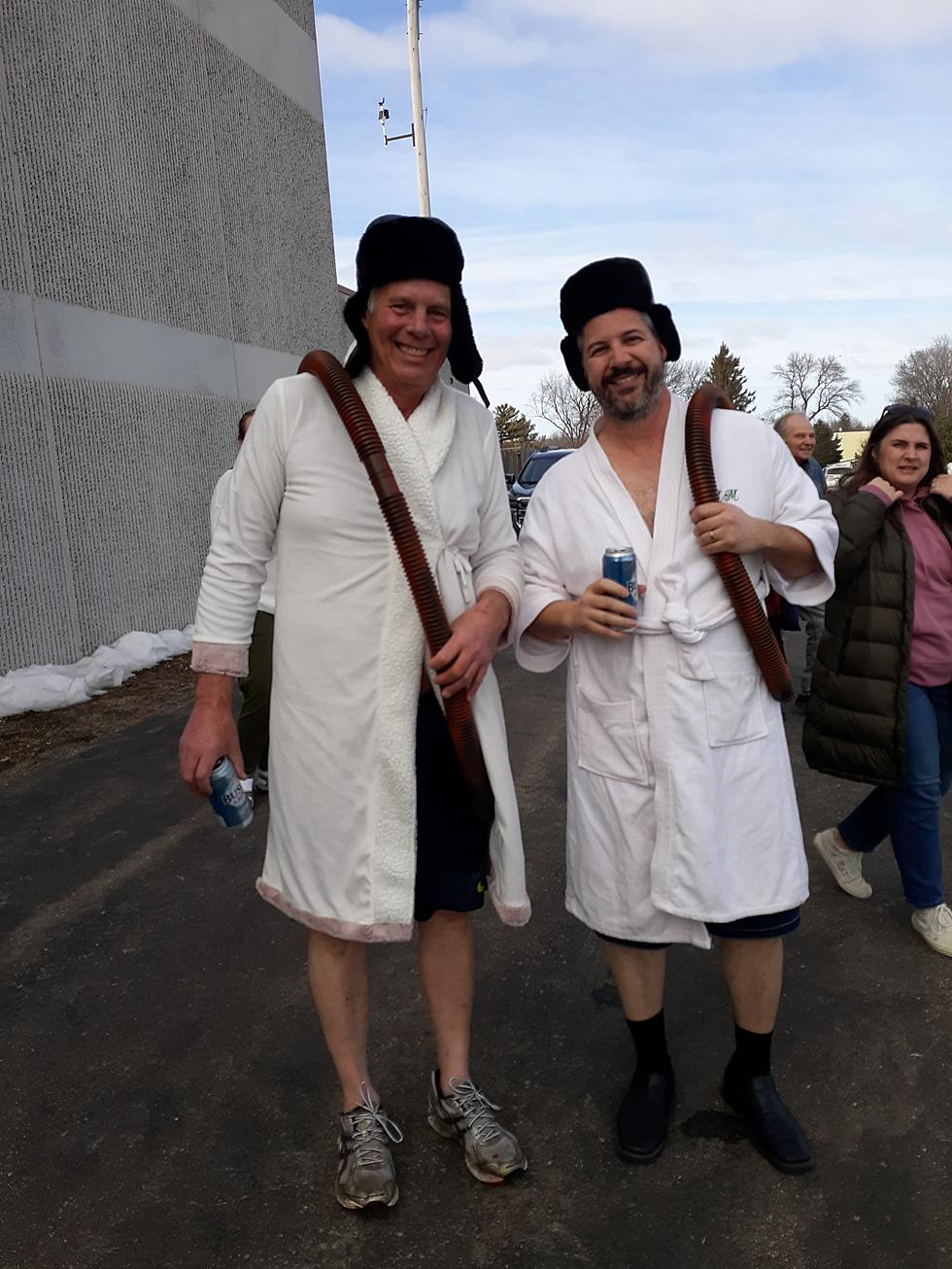 Jerry (Cousin Eddie) Does Polar Plunge For Camp Omega