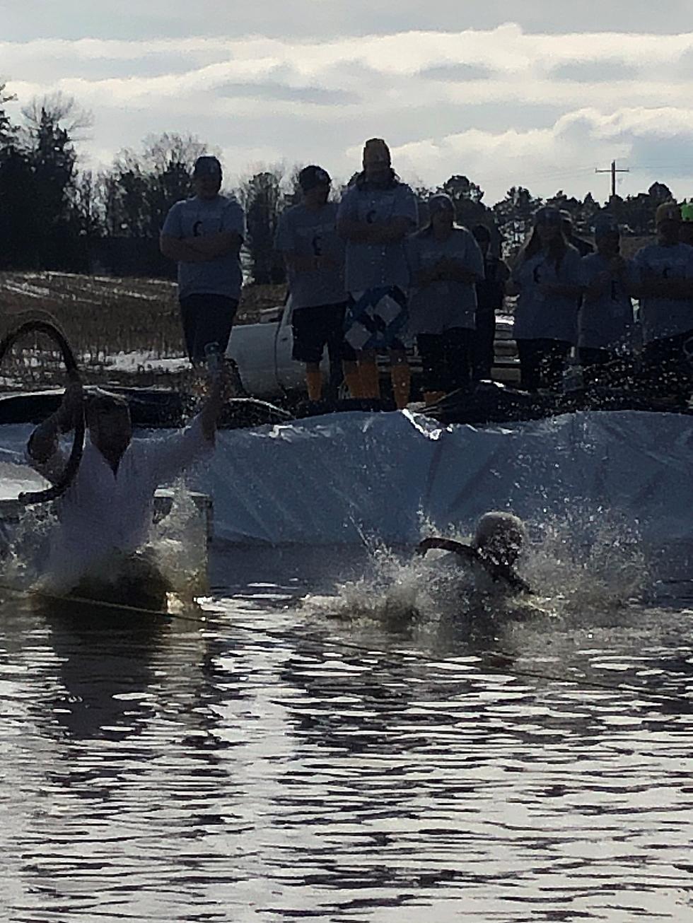 Jerry (Cousin Eddie) Does Polar Plunge For Camp Omega