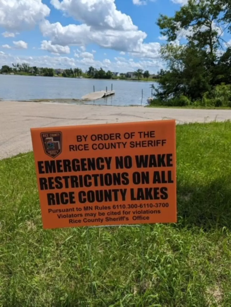Rice County Sheriff Implements No Wake Restrictions