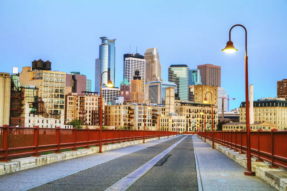 Downtown Minneapolis, Minnesota at night time