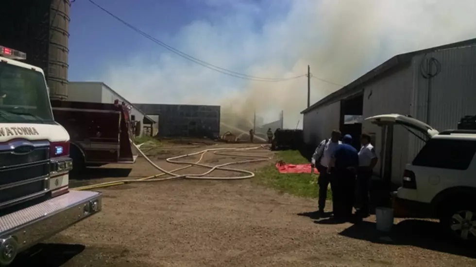 Owatonna Fire Deptartment Responds to Barn Fire