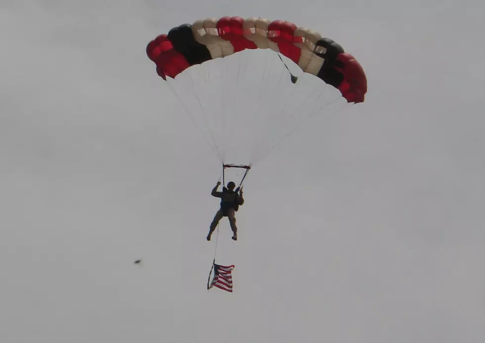 Skydivers Drop in Saturday