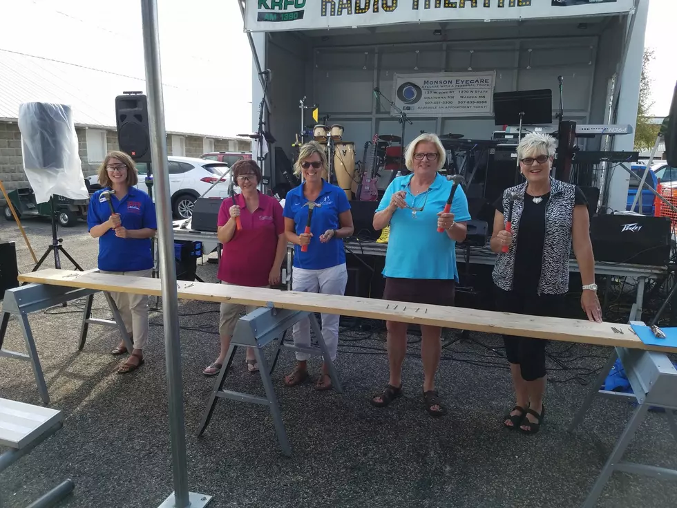 Close Finishes Decide KRFO Seed Spitting and Nail Driving Contests at the Fair