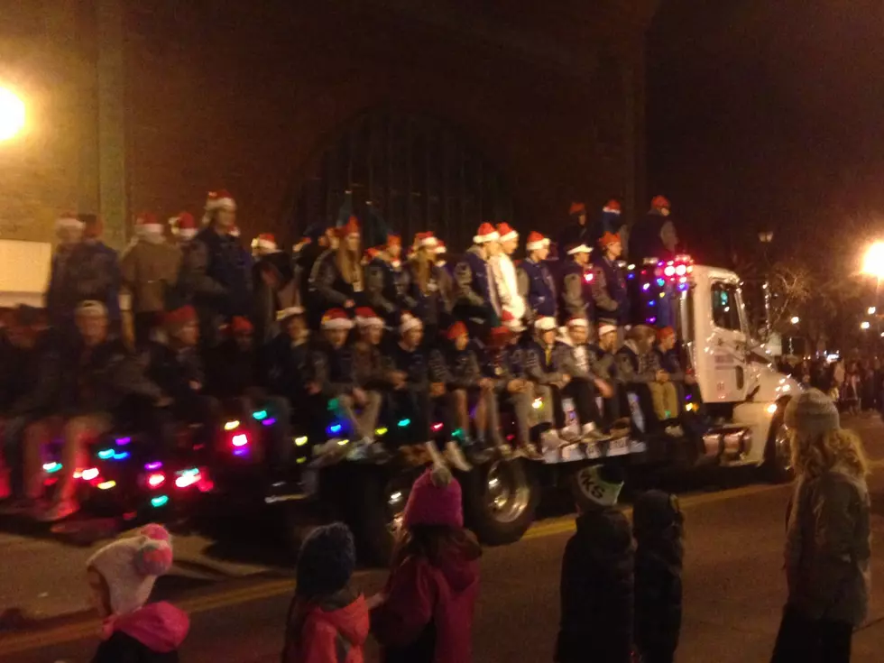 State Champs Help Owatonna Light the Holiday Lights