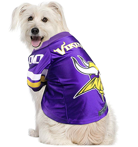 custom minnesota vikings dog jersey