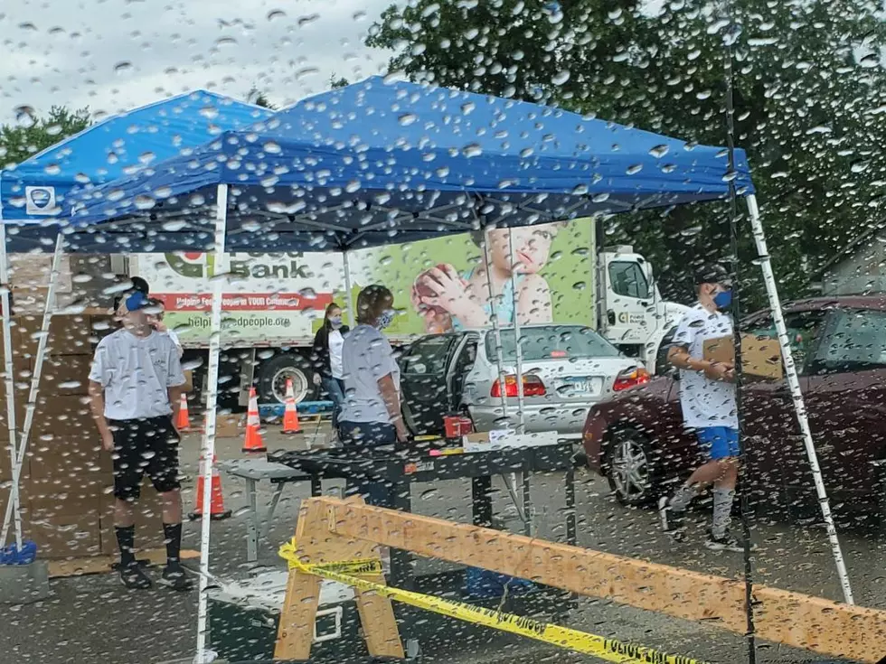 tent in the rain