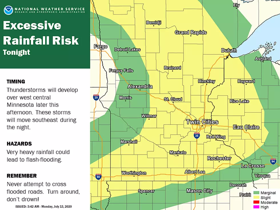Severe Storms and Heavy Rain Possible Tonight/Tomorrow