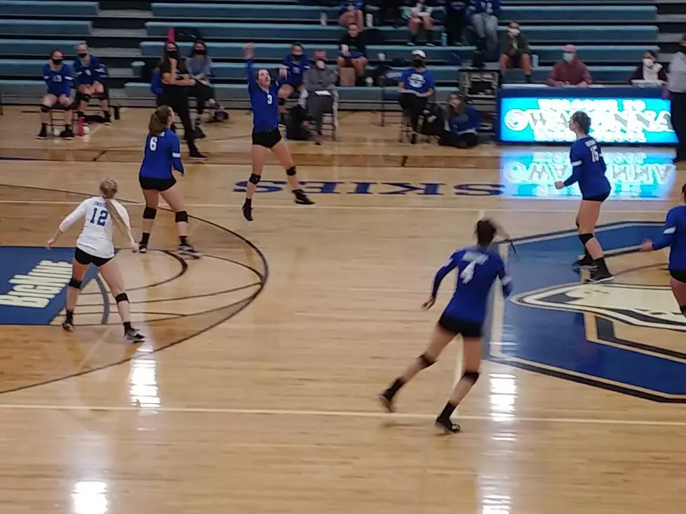 Volleyball: Mayo Sweeps Owatonna