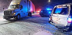 Minnesota Sheriff: &#8220;Pay Attention and Slow Down&#8221; Semi Hits Squad Car