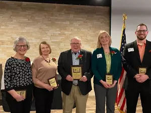 Exchange Club of Owatonna Awards Gorman With Book of Golden Deeds