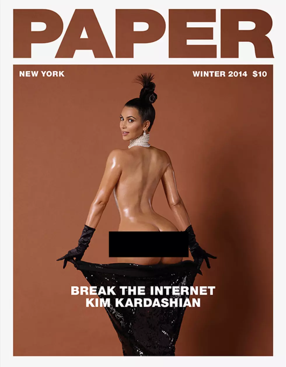 Kim Kardashian&#8217;s Butt Cover! DANG