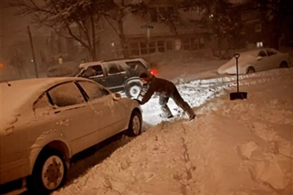 Krista&#8217;s Car Stuck In Snow, Nobody Helps