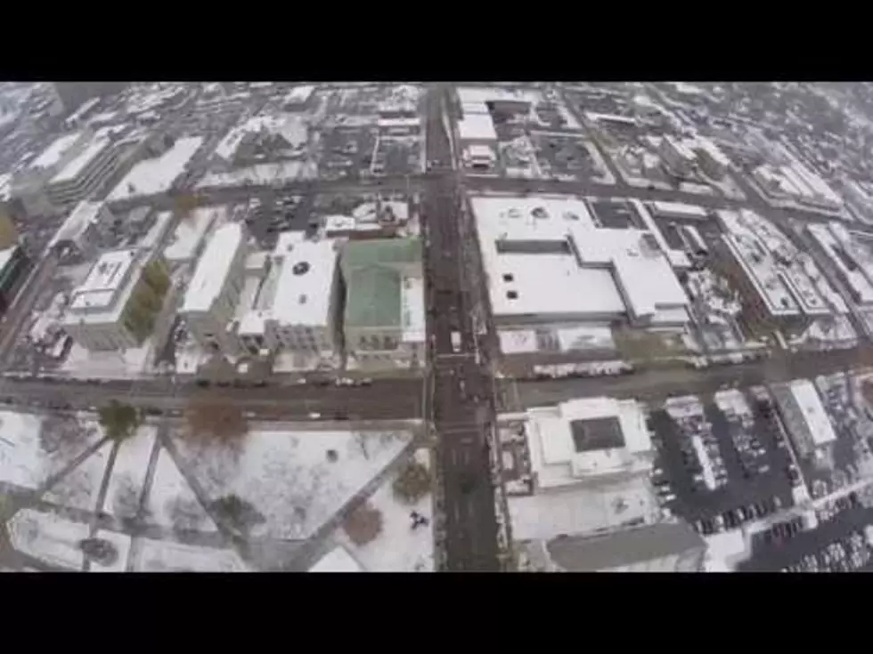 On This Hottest Day Of The Year, Here’s The Kalamazoo Christmas Parade As Seen From a Drone