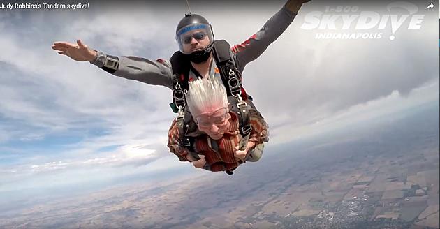 80 Year-Old Indiana Woman Jumps Out Of A Plane On Her Birthday