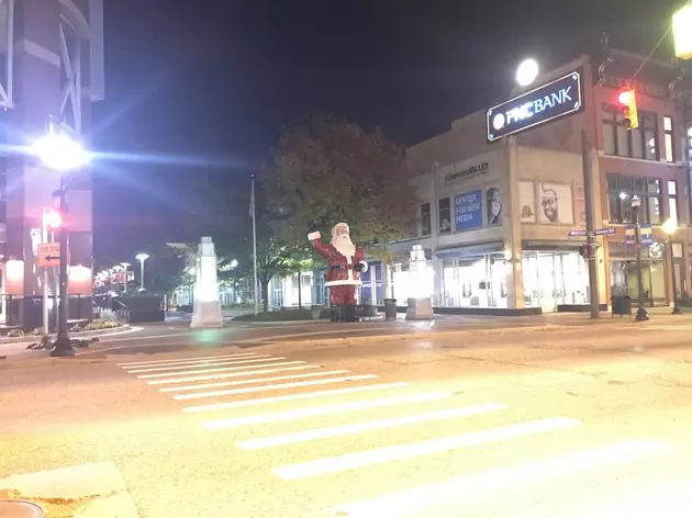 Is It Too Early For Santa Claus In Downtown Kalamazoo?