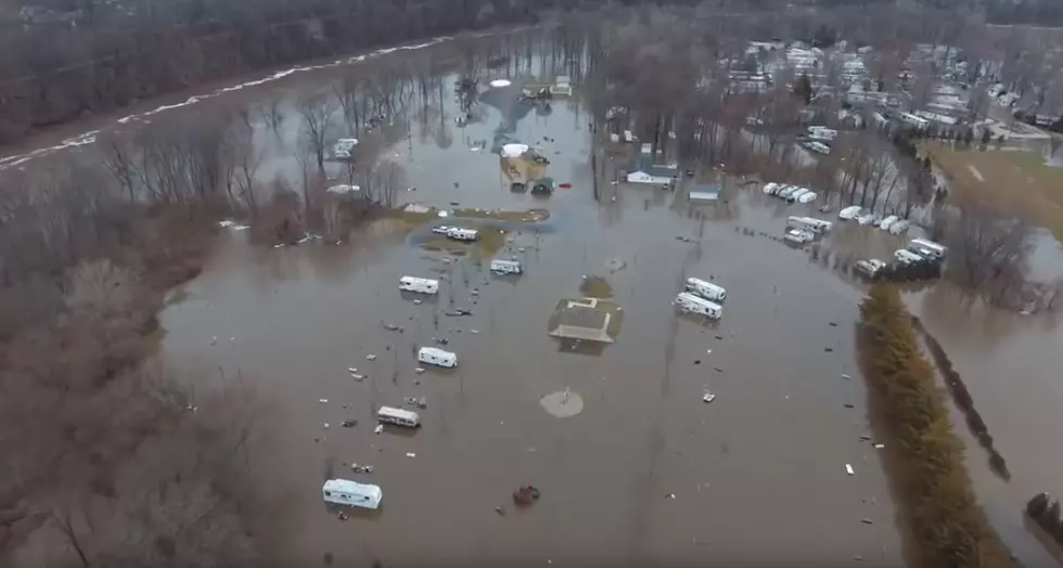 This Berrien Springs Dam Flood Drone Video Is Shocking