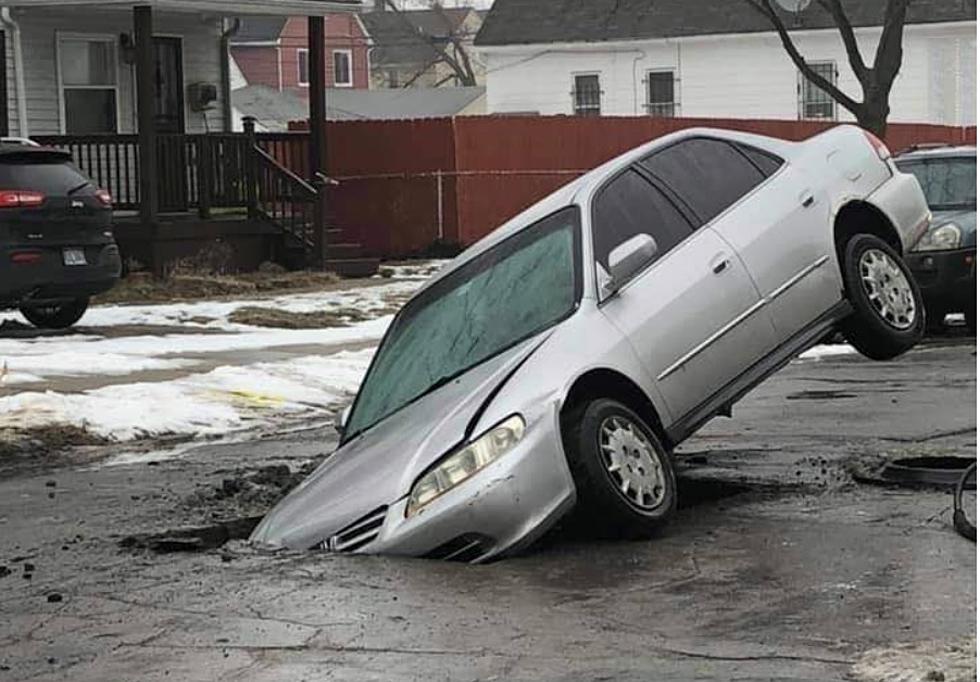 People React To What Appears To Be The Biggest MI Pothole Ever