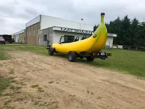 Banana Car Prepares To Slip Out For World Tour : NPR