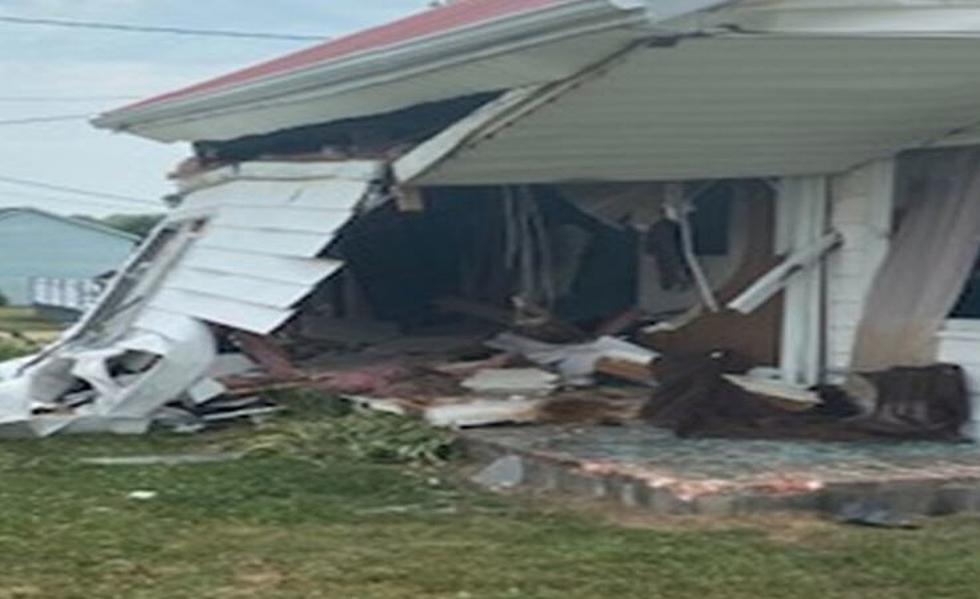 Ohio Woman Crashes Into House to Avoid Hitting a Dog