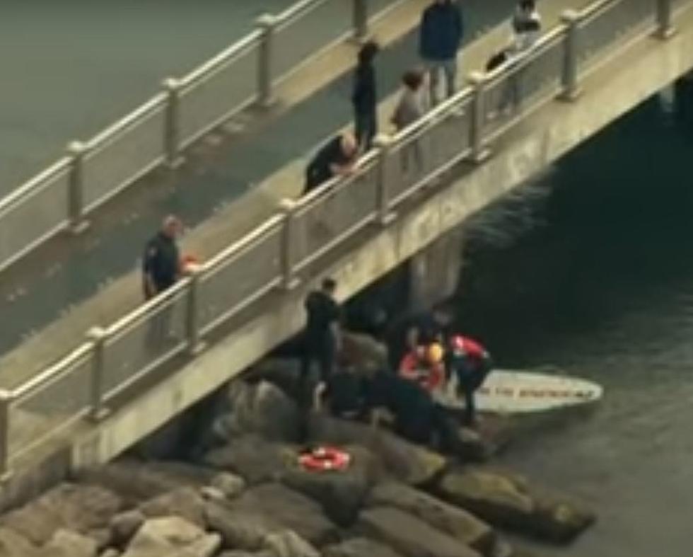 Teen Rescued After Skateboarding Off Of Pier Into Lake Michigan