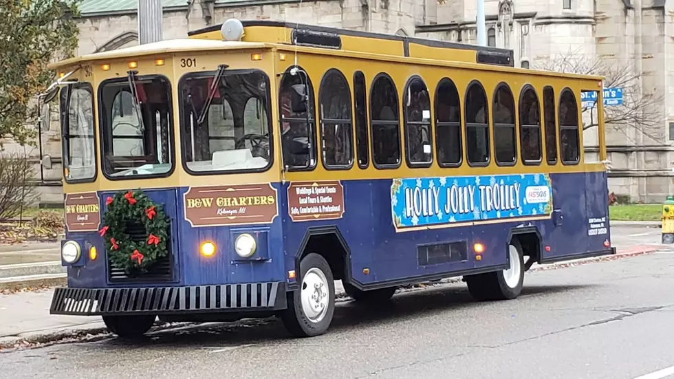 Downtown Kalamazoo's Holly Jolly Trolley won't be running this holiday season, as a result of the effects of the pandemic. (Dave Benson, TSM)