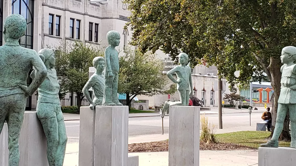 Bronze Children Sculptures Back At Bronson Park